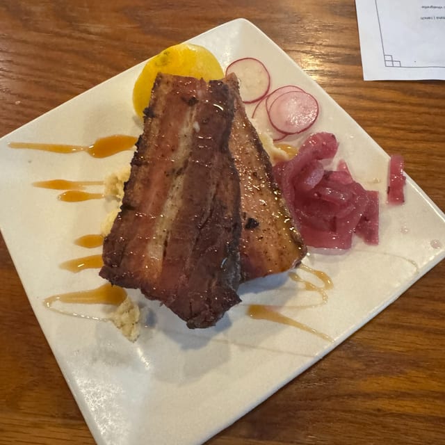 Crispy Pork Belly.